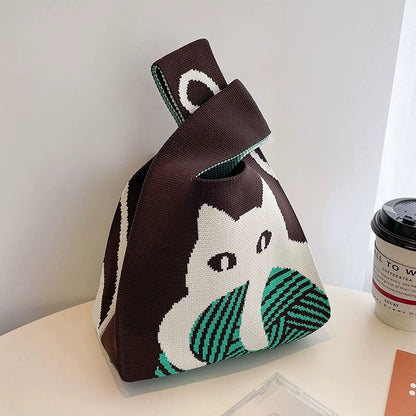 High - quality hand - held knitted bag (20cm * 36cm)