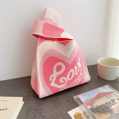 High - quality hand - held knitted bag (20cm * 36cm)
